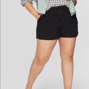 PLUS- Drawstring Shorts